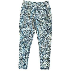 Sweaty Betty The Power Leggings Women’s S Blue and White 7/8 Length